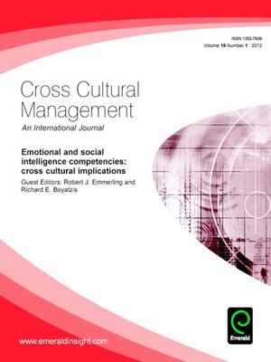 cover image of Cross Cultural Management, Volume 19, Issue 1